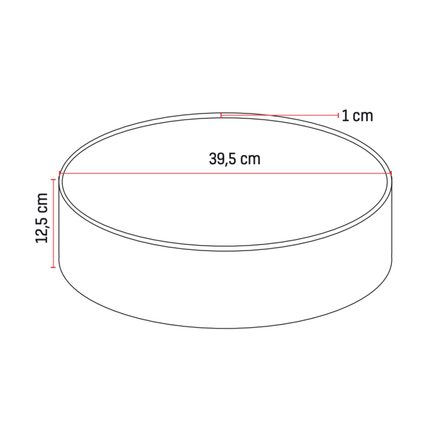 ALONI Veroni Sun Solid Surface Wastafel – Wit