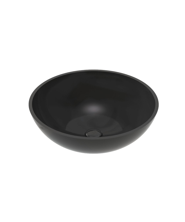ALONI Per Solid Surface Opbouw Waskom – Mat Zwart