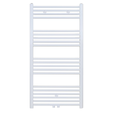Radiateur de salle de bain Belrad 1800x500mm - Chrome - Connexion moyenne - 575W