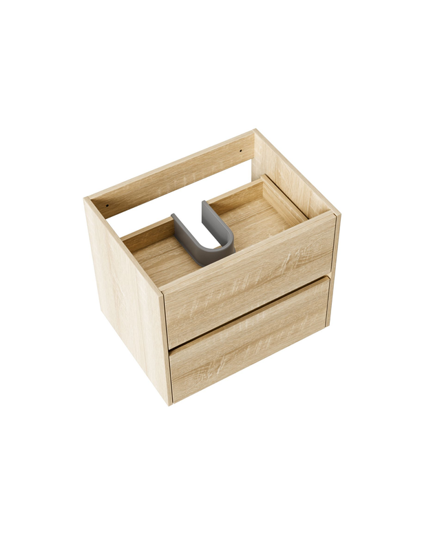 ALONI HAYAT wastafelonderkast – 59,5x50x45 cm – Eik – Greeploos & softclose