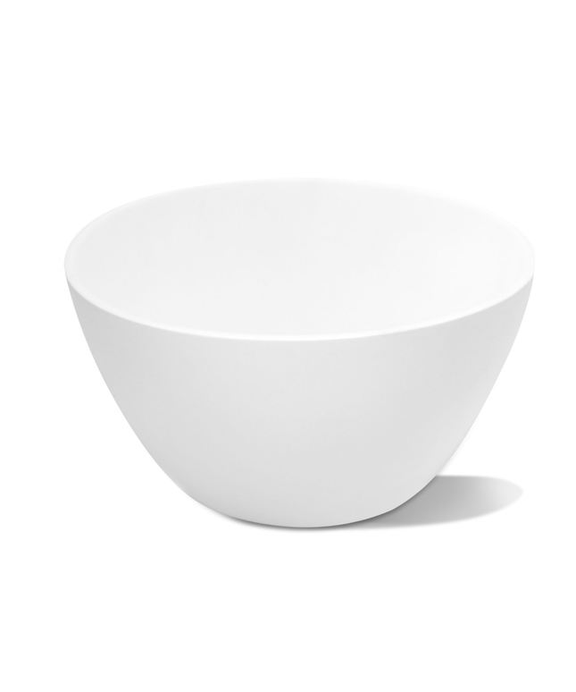 ALONI Hira Solid Surface Opbouw Waskom – 21 cm – Wit