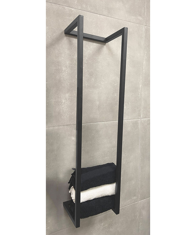 Wiesbaden Loft handdoekrek gunmetal | Schwertz & Co