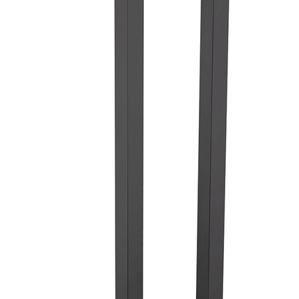 Wiesbaden Loft handdoekrek 50 x 12,5 x 12,5 cm mat zwart | Schwertz & Co