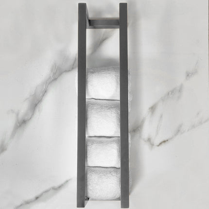 Wiesbaden Loft handdoekrek 50 x 12,5 x 12,5 cm gunmetal - detailfoto | Schwertz & Co