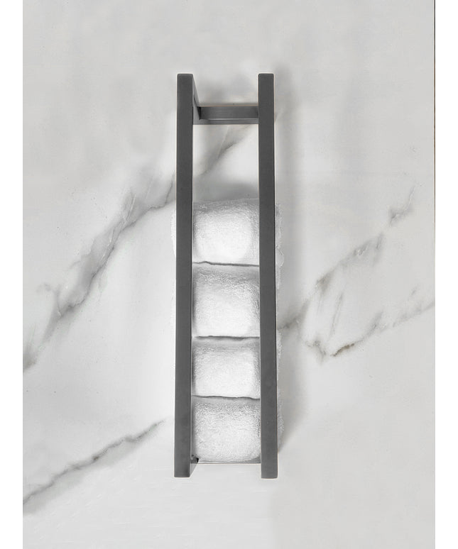 Wiesbaden Loft handdoekrek 50 x 12,5 x 12,5 cm gunmetal - detailfoto | Schwertz & Co