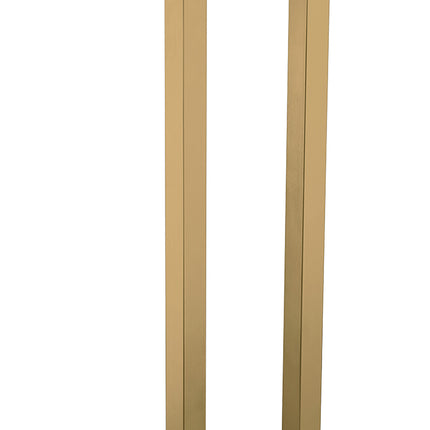 Wiesbaden Loft handdoekrek 50 cm geborsteld messing | Schwertz & Co