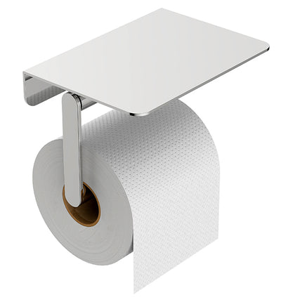Wiesbaden Alonzo toiletrolhouder met planchet chroom - detailfoto | Schwertz & Co
