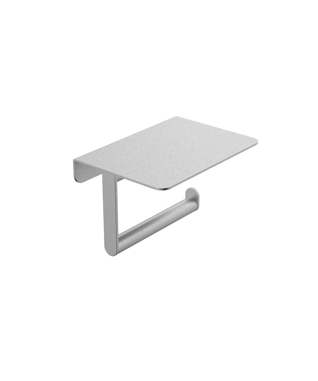 Wiesbaden Alonzo toiletrolhouder met planchet RVS geborsteld | Schwertz & Co