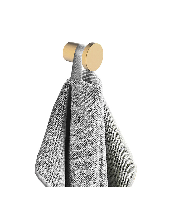 Wiesbaden Alonzo crochet porte-serviettes petit laiton brossé - photo détail | Schwertz & Co