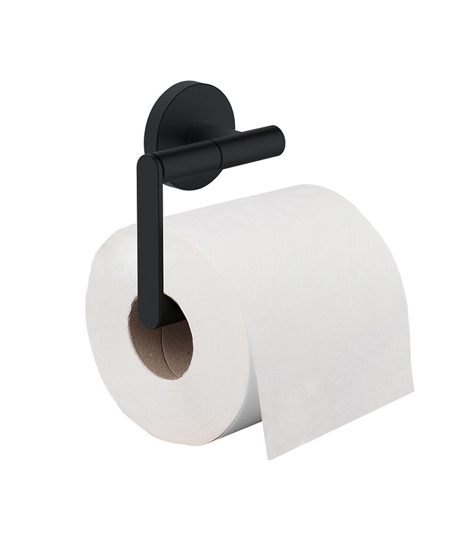 Wiesbaden Alonzo porte-papier WC sans rabat noir mat - photo de détail | Schwertz & Co