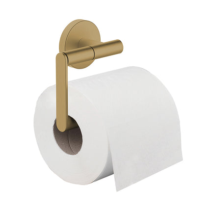 Wiesbaden Alonzo toiletrolhouder zonder klep geborsteld messing PVD - detailfoto | Schwertz & Co