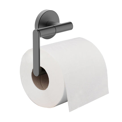 Wiesbaden Alonzo toiletrolhouder zonder klep gunmetal - detailfoto | Schwertz & Co