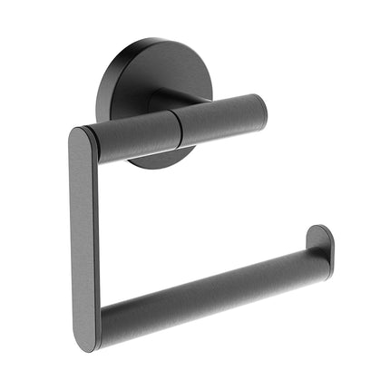 Wiesbaden Alonzo toiletrolhouder zonder klep gunmetal | Schwertz & Co