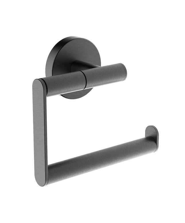 Wiesbaden Alonzo toiletrolhouder zonder klep gunmetal | Schwertz & Co