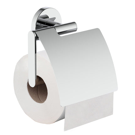 Wiesbaden Alonzo toiletrolhouder met klep chroom - detailfoto | Schwertz & Co