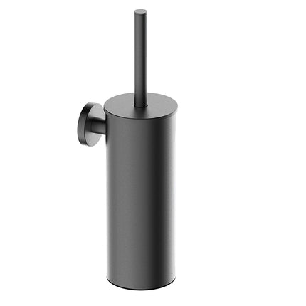 Wiesbaden Alonzo toiletborstel met houder gunmetal | Schwertz & Co