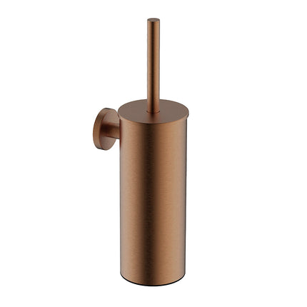 Wiesbaden Alonzo toiletborstel met houder geborsteld brons koper | Schwertz & Co