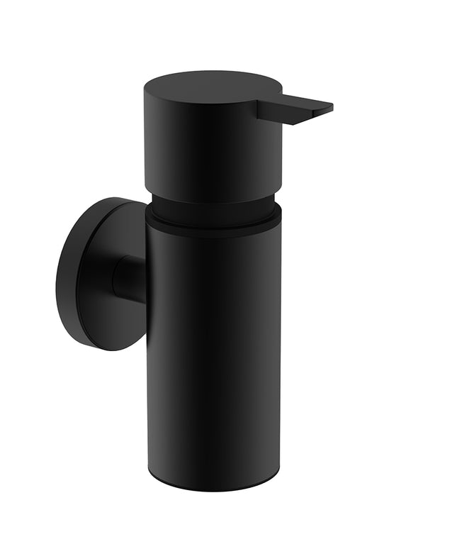 Wiesbaden Alonzo zeepdispenser 90 ml mat zwart | Schwertz & Co