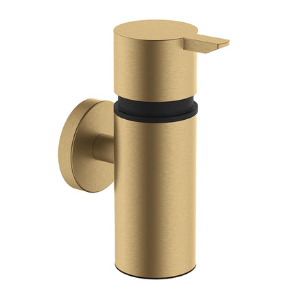 Wiesbaden Alonzo zeepdispenser 90 ml geborsteld messing PVD | Schwertz & Co