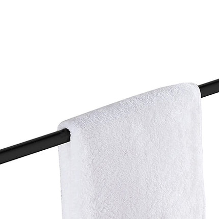 Wiesbaden Alonzo handdoekrek 66 cm mat zwart - detailfoto | Schwertz & Co
