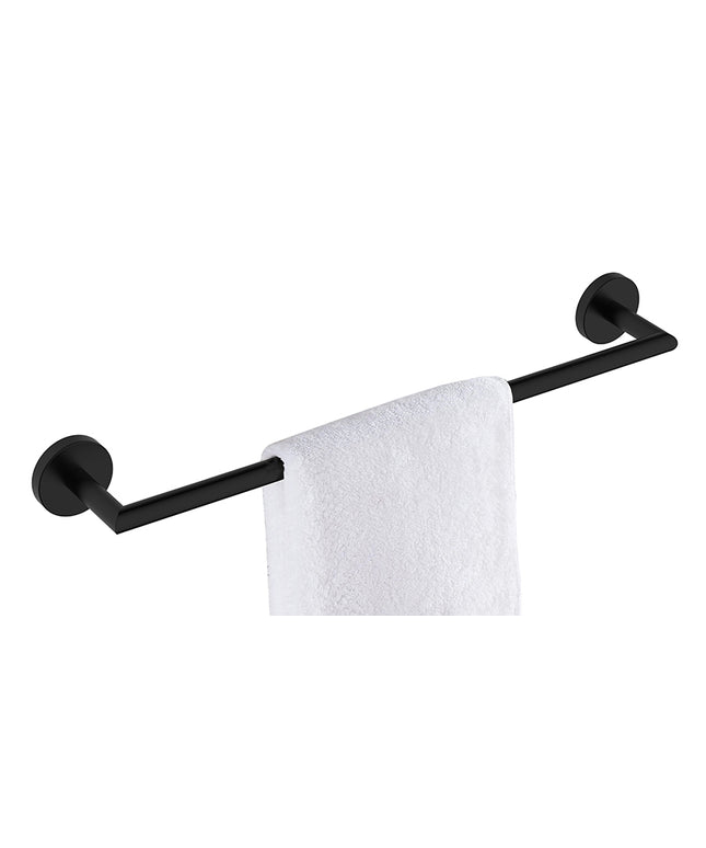 Wiesbaden Alonzo handdoekrek 66 cm mat zwart - detailfoto | Schwertz & Co