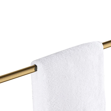 Wiesbaden Alonzo handdoekrek 66 cm geborsteld messing - detailfoto | Schwertz & Co
