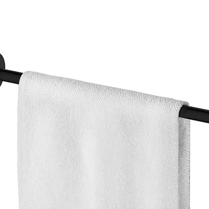 Wiesbaden Alonzo handdoekrek 1-armig mat zwart - detailfoto | Schwertz & Co