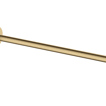 Wiesbaden Alonzo handdoekrek 1-armig 38 cm geborsteld messing PVD | Schwertz & Co