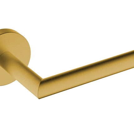 Wiesbaden Alonzo toiletrolhouder vaste arm geborsteld messing | Schwertz & Co