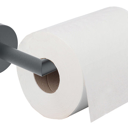 Wiesbaden Alonzo toiletrolhouder vaste arm gunmetal - detailfoto | Schwertz & Co