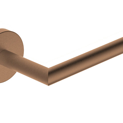 Wiesbaden Alonzo toiletrolhouder vaste arm geborsteld brons koper | Schwertz & Co