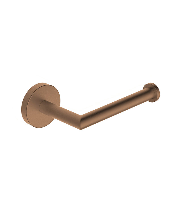 Wiesbaden Alonzo toiletrolhouder vaste arm geborsteld brons koper | Schwertz & Co