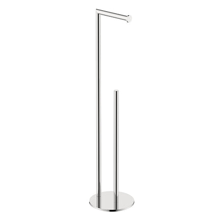 Wiesbaden Alonzo vrijstaande toiletrolhouder met reserverolhouder chroom | Schwertz & Co
