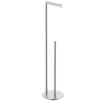 Wiesbaden Alonzo vrijstaande toiletrolhouder met reserverolhouder RVS geborsteld | Schwertz & Co