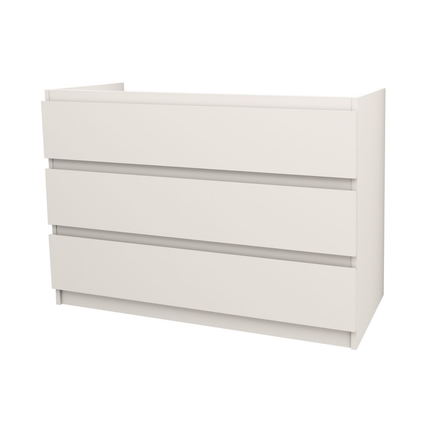 ALONI JUPITER wastafelonderkast – 120 cm – Mat wit – Softclose