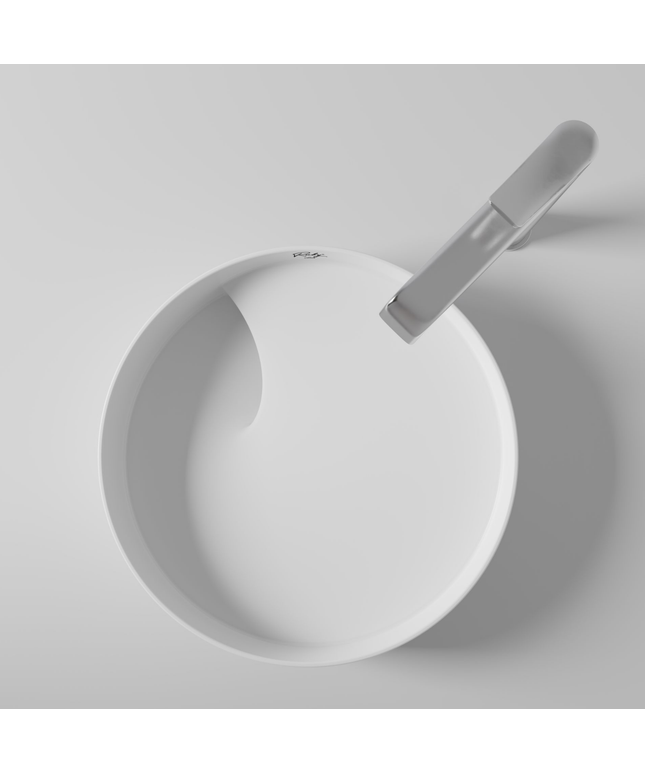 Creavit Ruby RB141 Waskom – Opbouw – Keramiek – 40x11x40 cm – Glanzend Wit