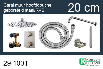 Wiesbaden one-pack inbouwthermostaatset type 202 GS rond 20 cm | Schwertz & Co