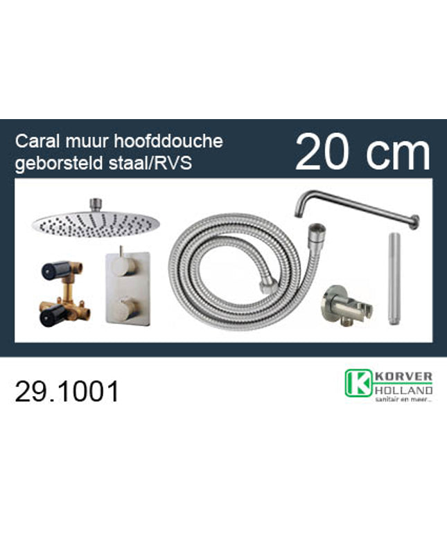 Wiesbaden one-pack inbouwthermostaatset type 202 GS rond 20 cm | Schwertz & Co