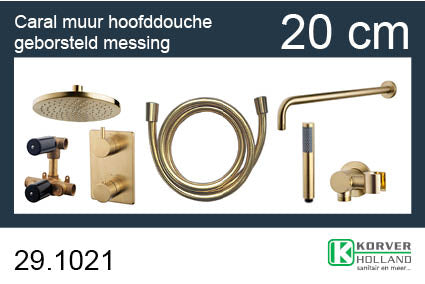 Wiesbaden One-Pack inbouwthermostaatset rond type 402 gunmetal | Schwertz & Co