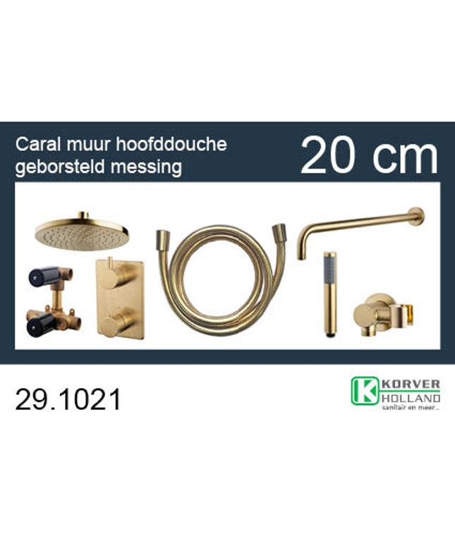 Wiesbaden One-Pack inbouwthermostaatset rond type 402 gunmetal | Schwertz & Co