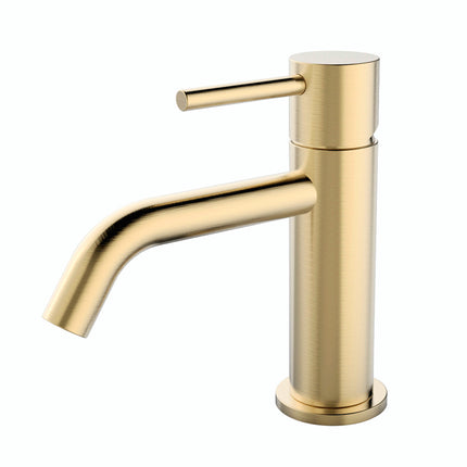 Wiesbaden Style wastafelkraan geborsteld messing | Schwertz & Co