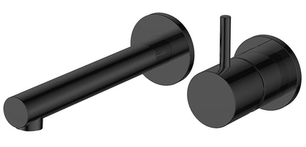 Wiesbaden Style inbouw wastafelkraan mat zwart | Schwertz & Co