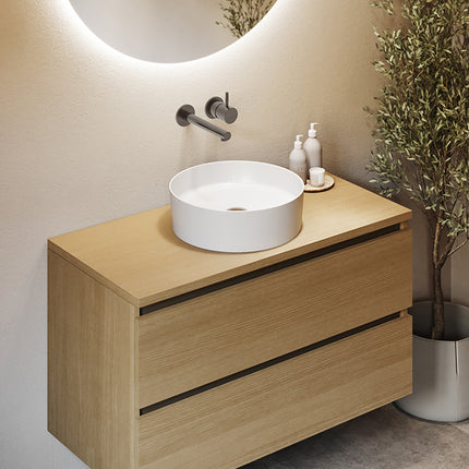 Wiesbaden Style inbouw wastafelkraan gunmetal - detailfoto | Schwertz & Co