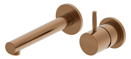 Wiesbaden Style inbouw wastafelkraan geborsteld brons koper | Schwertz & Co