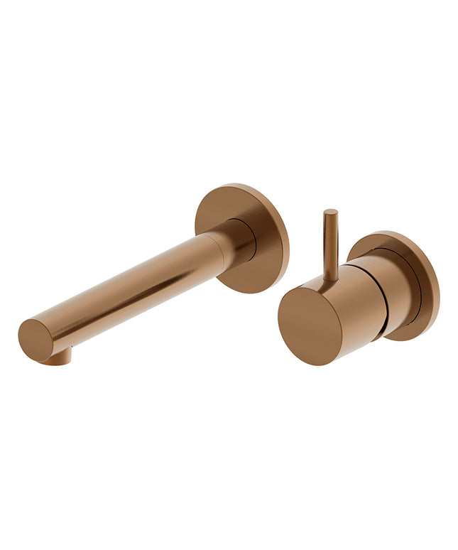 Wiesbaden Style inbouw wastafelkraan geborsteld brons koper | Schwertz & Co