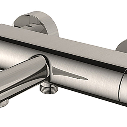 Wiesbaden Style badmengkraan cooltouch geborsteld staal | Schwertz & Co
