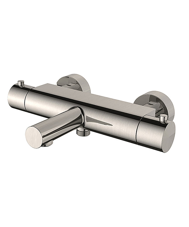 Wiesbaden Style badmengkraan cooltouch geborsteld staal | Schwertz & Co