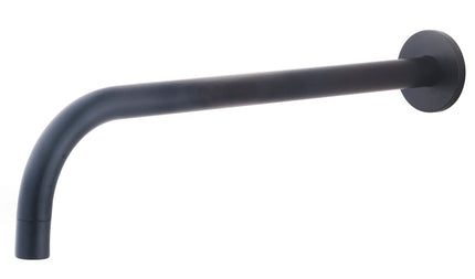 Wiesbaden Slim uitloop rond 30 cm mat zwart | Schwertz & Co