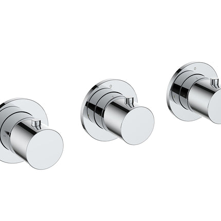 Wiesbaden Caral thermostatische douchekraan chroom | Schwertz & Co