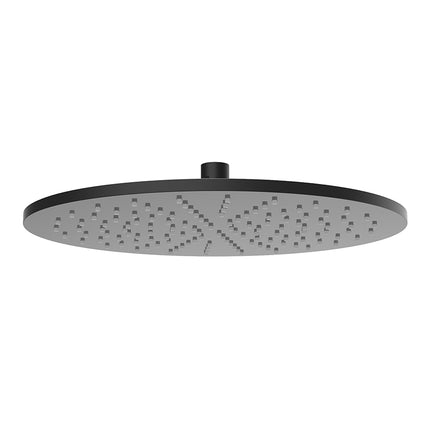 Wiesbaden UniMatch hoofddouche rond 30 x 0,8 cm mat zwart | Schwertz & Co